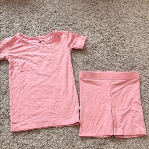 BAMBOO Soft Pink Kids Pajama Set